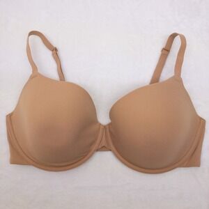 Skims Fits Everybody Tee Shirt Bra 38DD Tan Underwire Neutral Basic Everyday